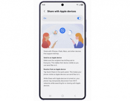 Samsung Brings AirDrop Support to Quick Share with Galaxy S26 Series