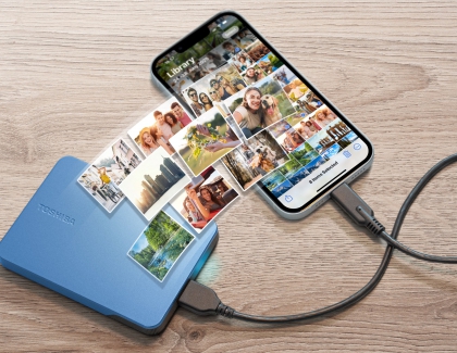 Toshiba Canvio Flex Portable Hard Drive, Now in Metallic Blue