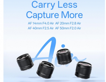 Viltrox Brings Its Full-Frame Air Series to L-Mount with Four Compact Prime Lenses
