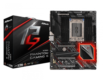 ASRock X399 Phantom Gaming 6 Motherboard for AMD Ryzen Threadripper X Released