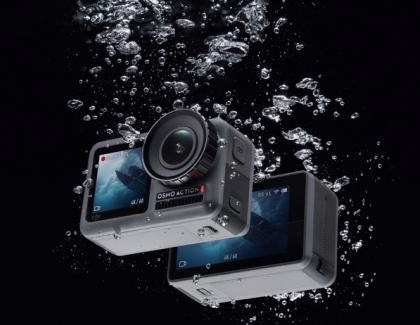 DJI Osmo Action 4K Camera Features Front and Rear Color Screens