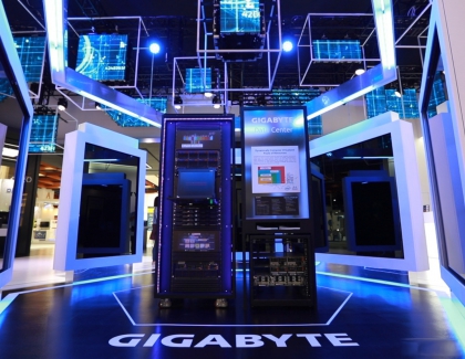 Gigabyte Showcases Upgraded SSDs,  Liquid cooling, Cloud Storage, and AI-Integrated Laptops at CES 2019
