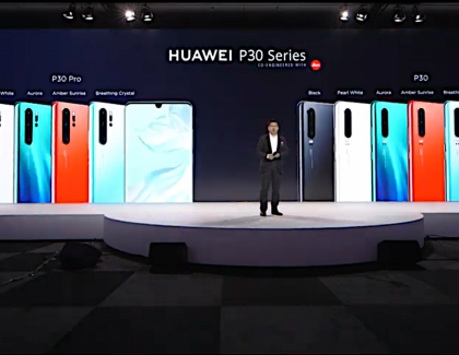 Huawei Takes on Samsung and Apple With Camera-centric P30 and P30 Pro Smartphones