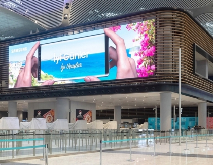 Samsung Installs the World’s Largest Indoor Airport LED Signage at the New Istanbul Airport