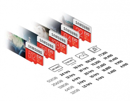 Samsung Releases the 512GB MicroSD EVO Plus microSDXC for Content Creators