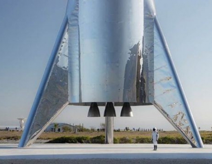 Elon Musk Posts Pictures Of SpaceX's First Starship Test Rocket