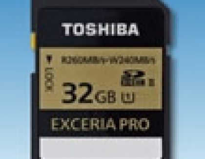 New Toshiba SD Memory Cards Offers A 240MB/sec Write Speed