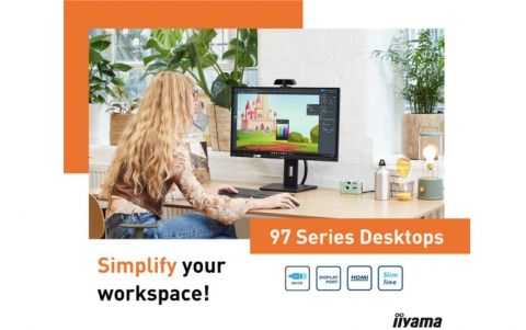 iiyama launches the 97 Series Range of Desktop Monitors to Simplify the Workspace
