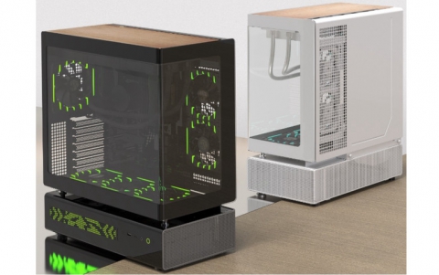 GAMEMAX introduces N90 case with LED DOT Matrix Display and Wood Aesthetics