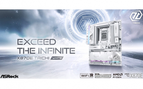 Exceed the Infinite with New ASRock X870E Taichi White Motherboard
