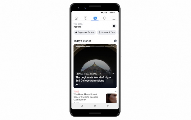 Facebook Officially Introduces Facebook News