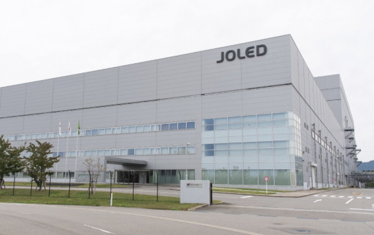 JOLED Starts Operation of Mass Production Line of Printed OLEDs