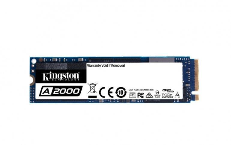 Kingston Introduces the Entry-level A2000 NVMe PCIe SSD