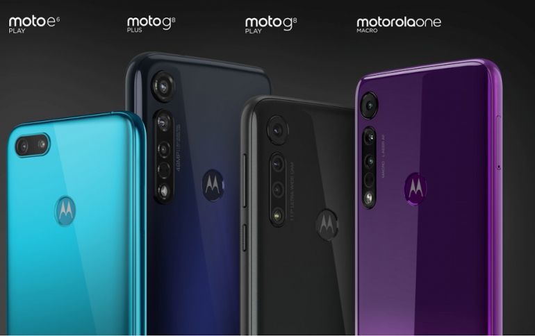 Motorola Announces the New Moto G8 Plus, Motorola One Macro and Moto E6 Play Smartphones