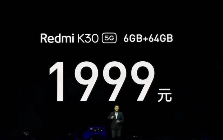 Xiaomi Unveils the Affordable Redmi K30 5G