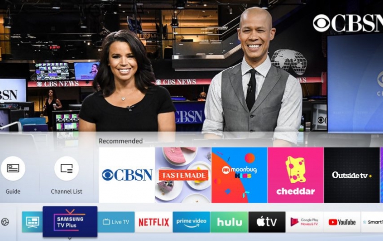 CBSN Joins Over Free TV Channels on Samsung TV Plus