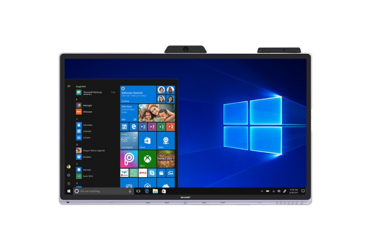 Sharp Brings the First Certified Windows Collaboration Display to Market