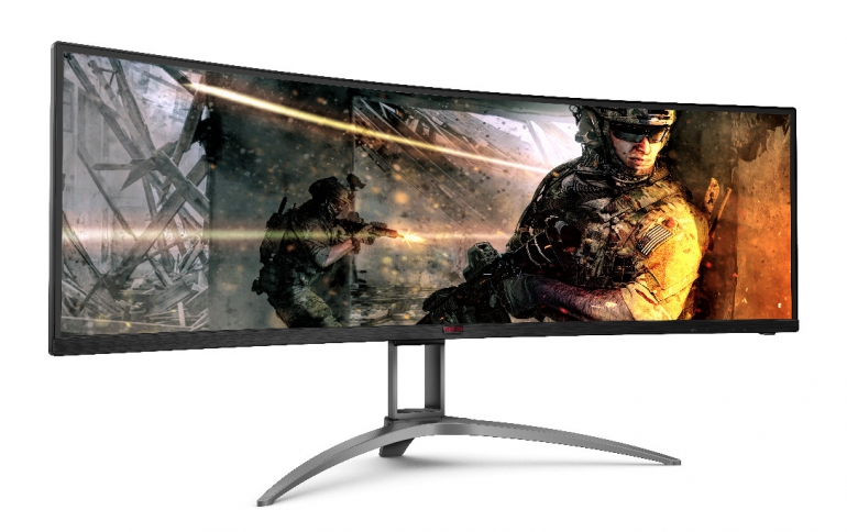 AOC Debuts New 49-inch Ultra Wide Curved Gaming Monitor at CES