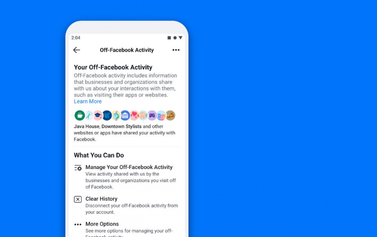 Facebook Makes Off-Facebook Activity Tool Available