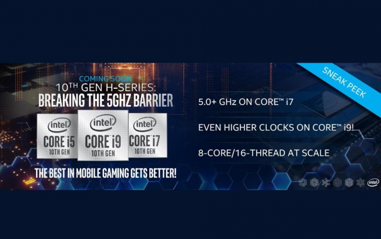 New 10th Gen Intel Mobile Gaming Processors to Exceed 5GHz