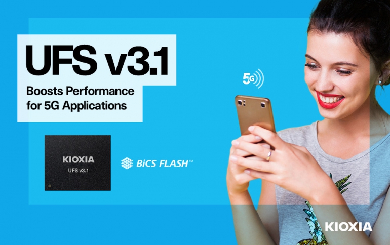 KIOXIA Debuts UFS Ver. 3.1 Embedded Flash Memory Devices, Expands KumoScale Software Suite