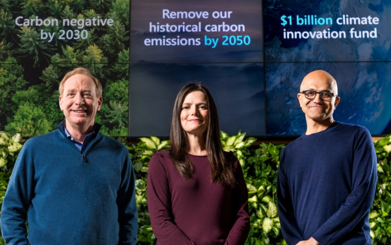 Microsoft Aims at Becoming  Carbon Negative by 2030