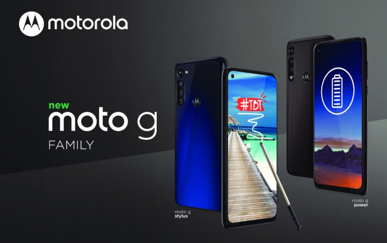 Motorola Adds the moto g Stylus and moto g Power to Smartphone Lineup