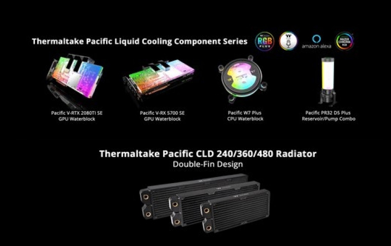 CES: Thermaltake Releases The Pacific Series of Liquid Cooling Components