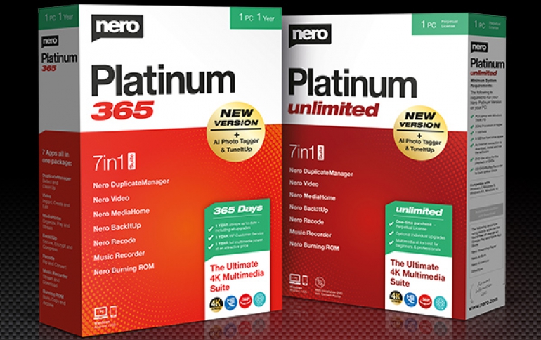 Nero Announces Platinum 365 & Nero Platinum Unlimited