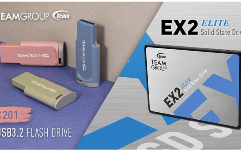 TEAMGROUP Releases EX Series SSD and C201 Impression USB Flash Drive