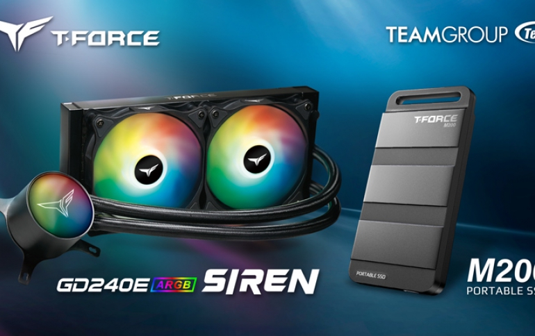 TEAMGROUP Launches the Upgraded SIREN GD240E AIO ARGB CPU Liquid Cooler with LGA 1700 Compatibility, Releasing Alongside the M200 Portable SSD