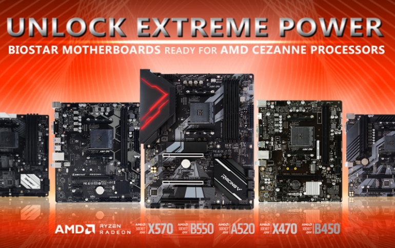 BIOSTAR MOTHERBOARDS READY FOR AMD CEZANNE PROCESSORS