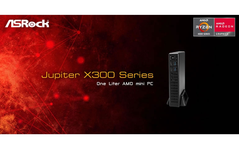 ASRock Launches 1L Jupiter X300 Mini PC