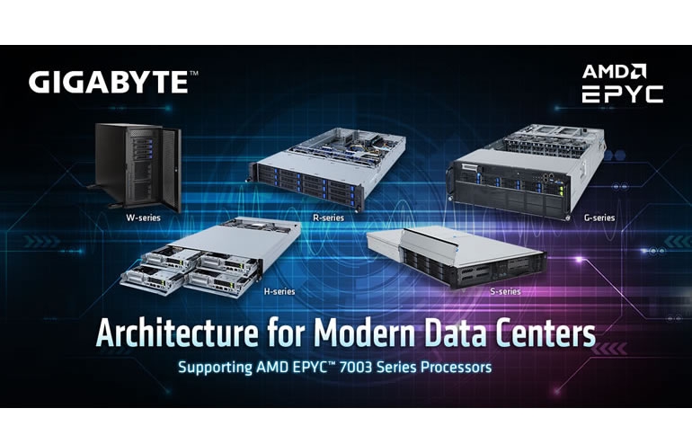 GIGABYTE Releases 2nd Wave of Servers for AMD EPYC™ 7003 Series Processors