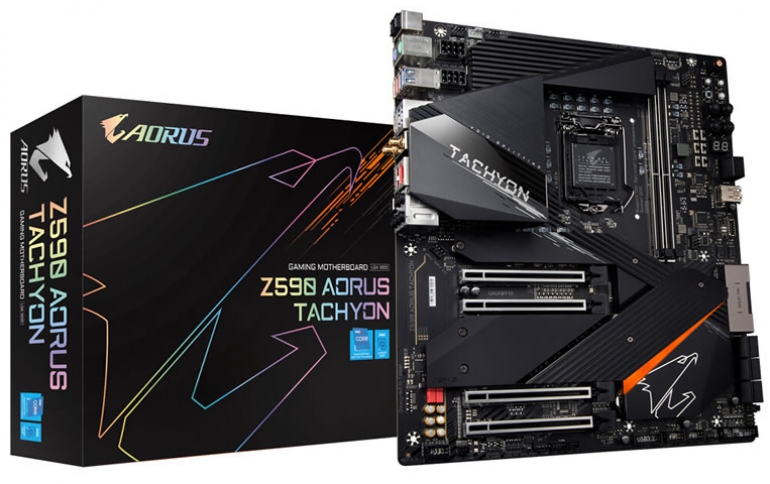 GIGABYTE Z590 AORUS TACHYON Smashes the Overclocking Records with 11900K