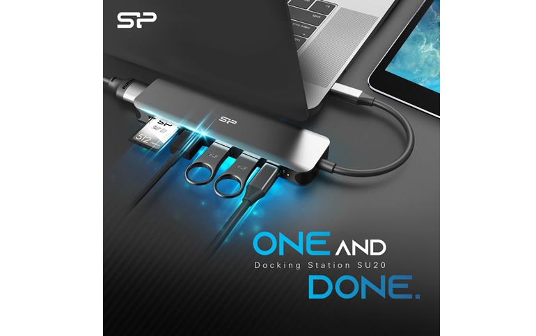 Silicon power announces One And Done With A 7-In-1 Docking Station