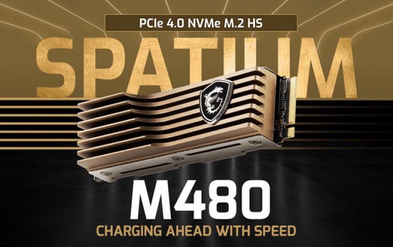 MSI LAUNCHES FLAGSHIP SSD – SPATIUM M480 WITH HEATSINK