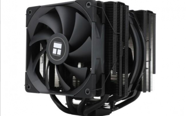 Thermalright Offers Black twin tower sideflow cooler with 120mm and 140mm fans