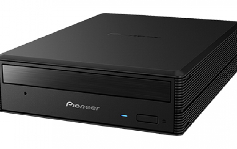 Pioneer released “BDR-X13JBK” external BD writer with improved recording quality, double speed and redesigned front design