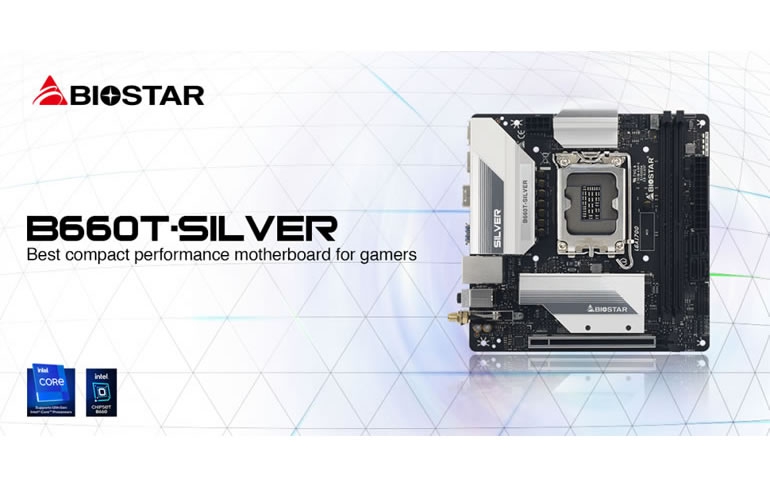 BIOSTAR ANNOUNCE THE BRAND NEW B660T SILVER MOTHERBOARD
