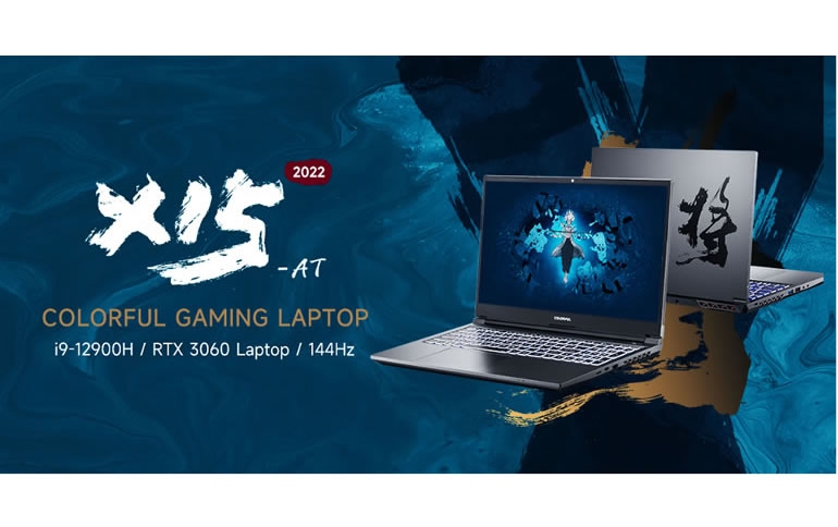 COLORFUL X15-AT 22 Gaming Laptop with 12th Gen Intel Core i9 and RTX 3060 Graphics Coming to Newegg