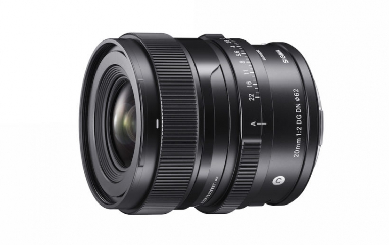 SIGMA UNVEILS 20MM F2 DG DN I CONTEMPORARY LENS