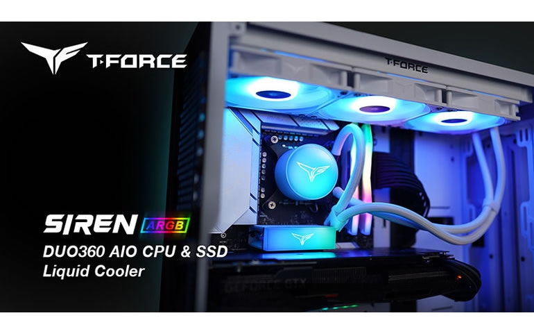 TEAMGROUP Launches T-FORCE SIREN DUO360 ARGB CPU & SSD AIO Liquid Cooler, Introducing Industry’s First Dual Water Blocks for Maximum Cooling