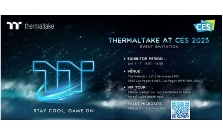 Thermaltake to Announce High-Performance Gaming PC Cases and Components at CES 2023