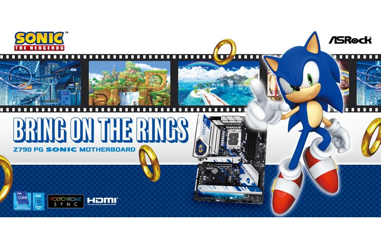 ASRock Z790 PG SONIC Launches Officially licensed Sonic the HedgehogTM inspired motherboard will accelerate your gaming!