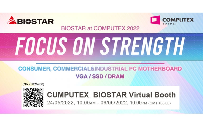 BIOSTAR ANNOUNCES EXCITING PRODUCT NEWS AT COMPUTEX 2022