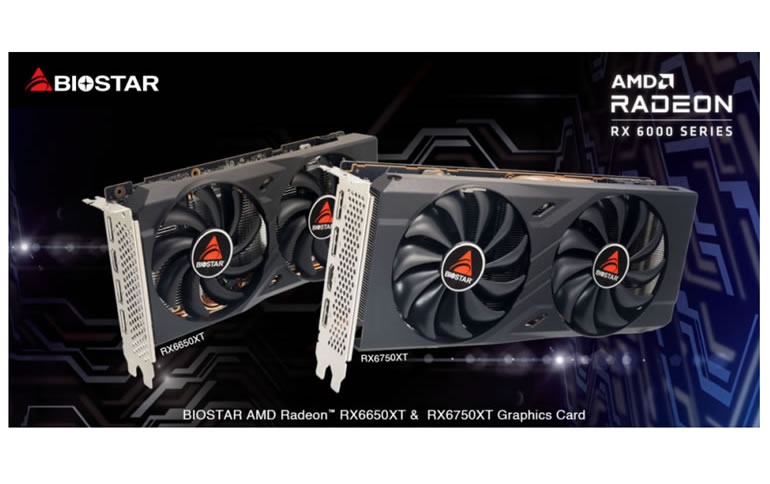 BIOSTAR LAUNCHES CUSTOM AMD RADEON™ RX 6000 SERIES GRAPHIC CARDS