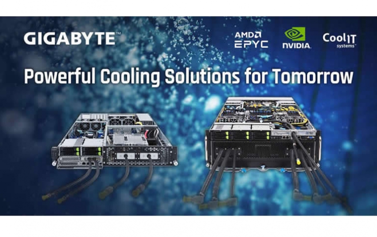 GIGABYTE Introduces Direct Liquid Cooled Servers Supercharged by NVIDIA for Both Baseboard Accelerators and CPUs