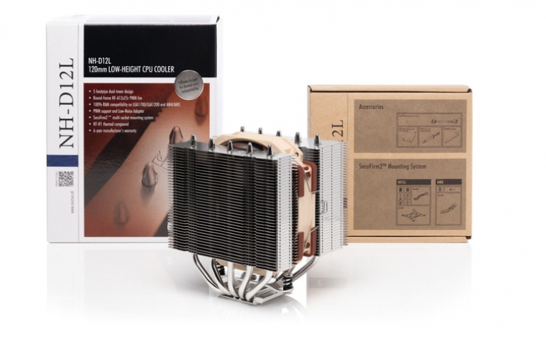 Noctua presents NH-D12L low-height 120mm dual tower CPU cooler