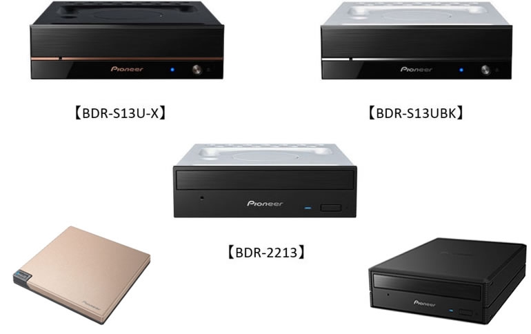 Pioneer announces new internal/external BD Recorders for USA market